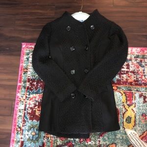 Black Ellen Tracy Peacoat